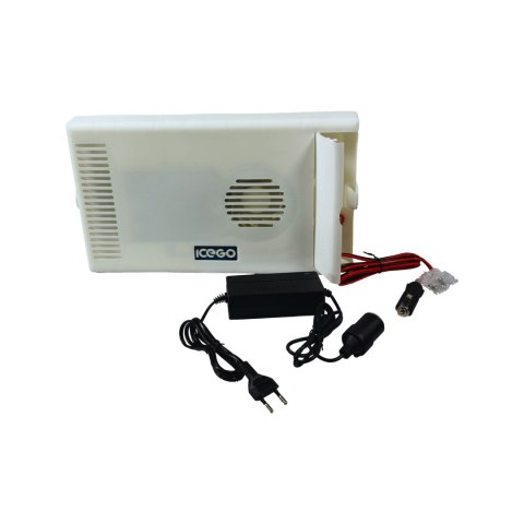 Lodówka samochodowa elektryczna 30L ICEGO, zasilanie 12-230V, niebieska