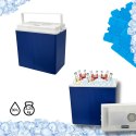 Lodówka samochodowa elektryczna 30L ICEGO, zasilanie 12-230V, niebieska