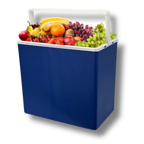 Lodówka samochodowa elektryczna 30L ICEGO, zasilanie 12-230V, niebieska